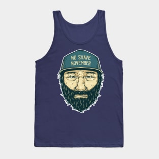 Beardman with trucker cap quotes Tank Top